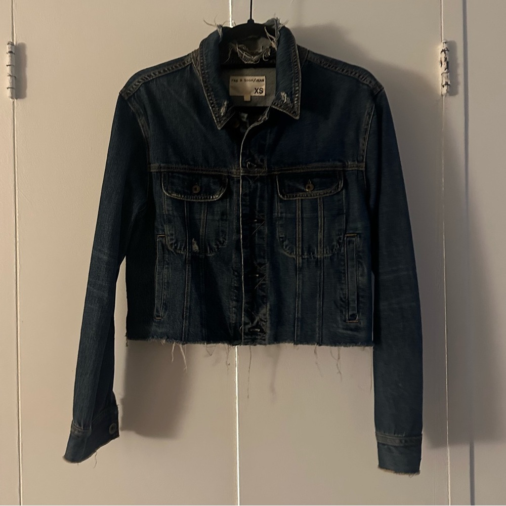Rag & Bone Cropped Jean Jacket